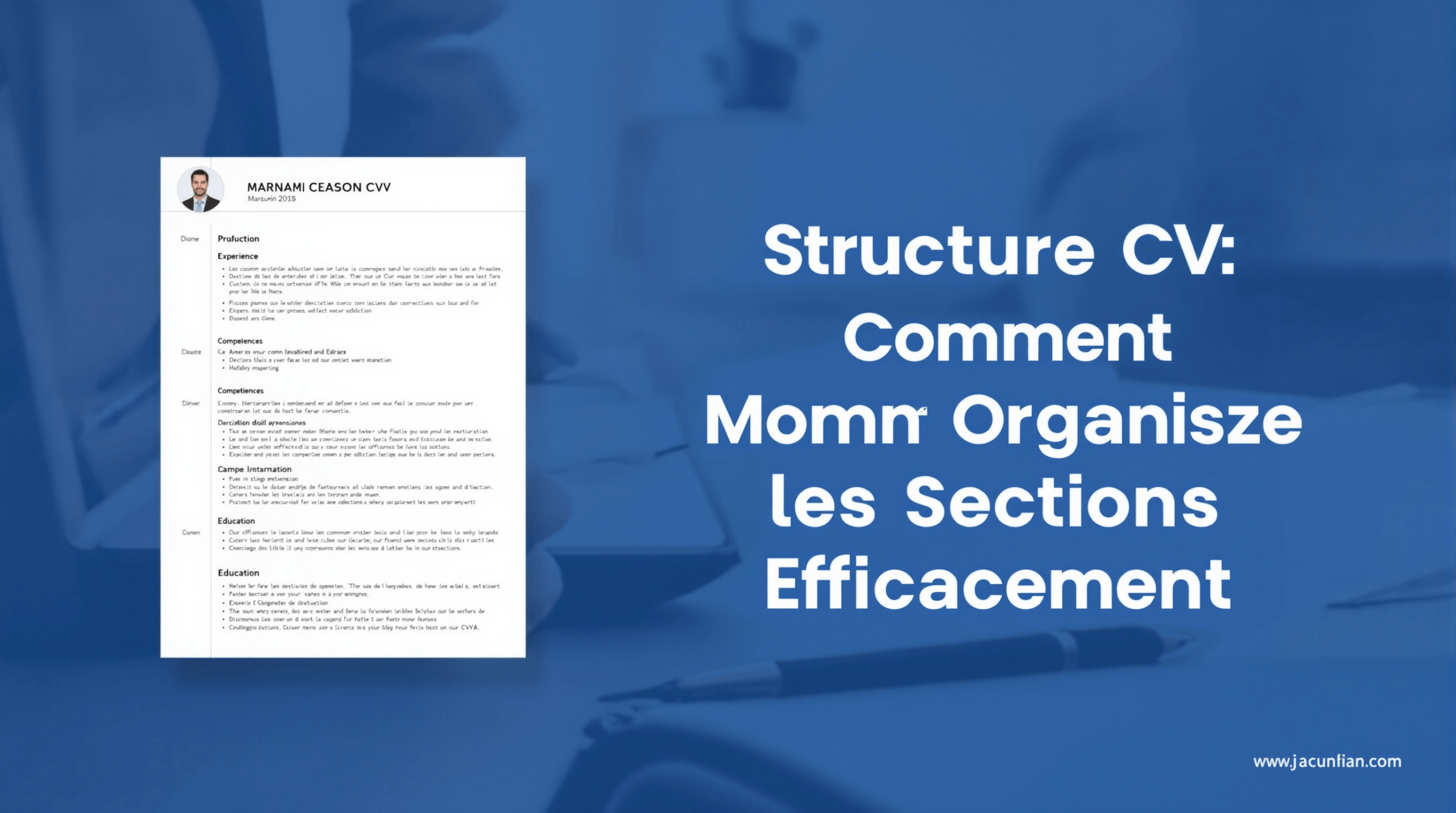 un document avec les mots structure cv commentaire commentaire commentaire commentaire commentaire commentaire commentaire commentaire