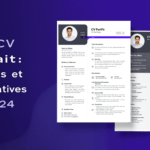 un cvn violet et blanc avec la mention cvn parfait