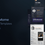 une série de différents types de CV sur un fond sombre