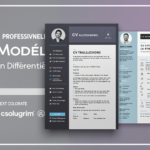 un curriculum vitae de cvn professionnel est affiché sur un écran d'ordinateur