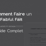 une photo en noir et blanc d'une page de site web