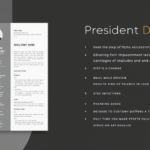 un curriculum vitae professionnel est affiché sur un fond noir et blanc