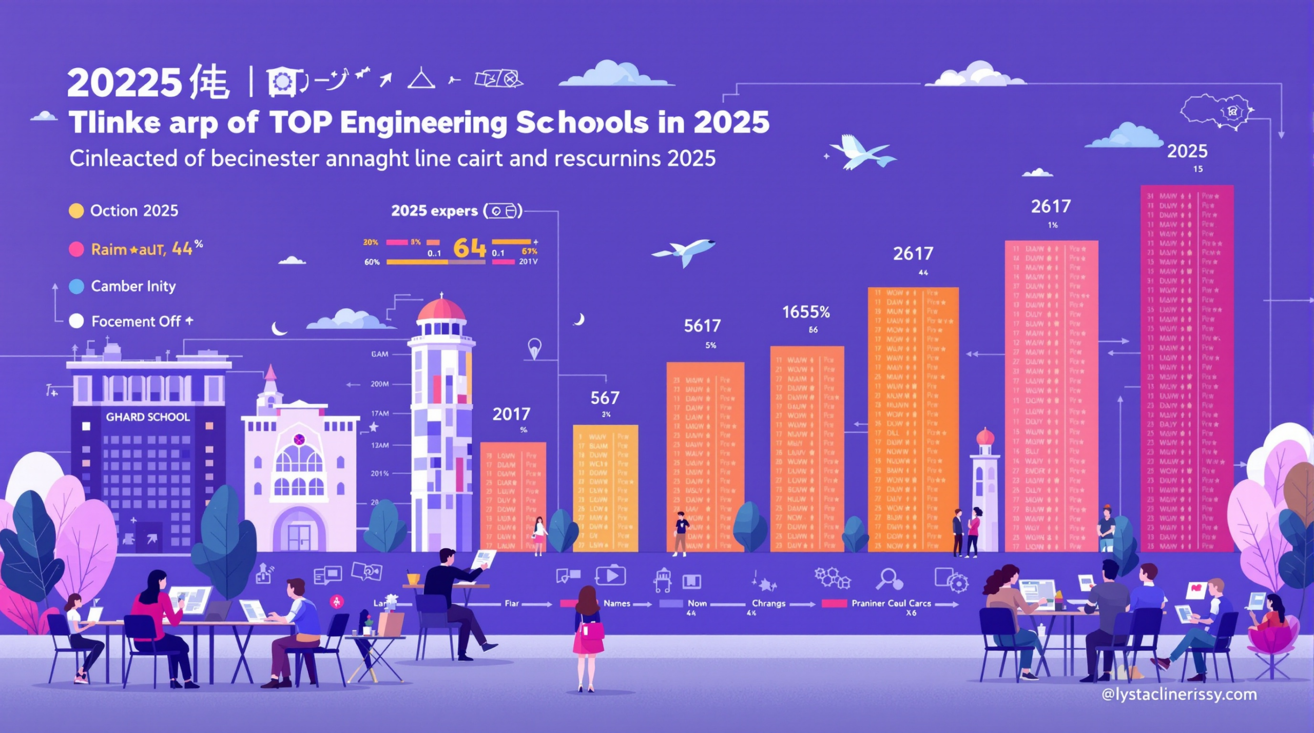 des personnes sont assises à une table devant un graphique à barres